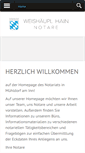 Mobile Screenshot of notare-muehldorf.de